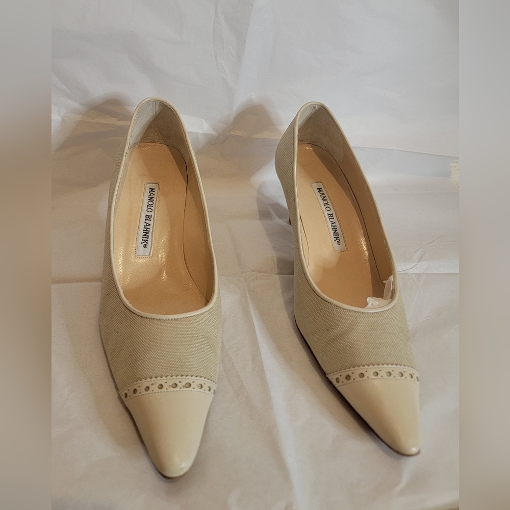 Manolo Blahnik Leather Heels